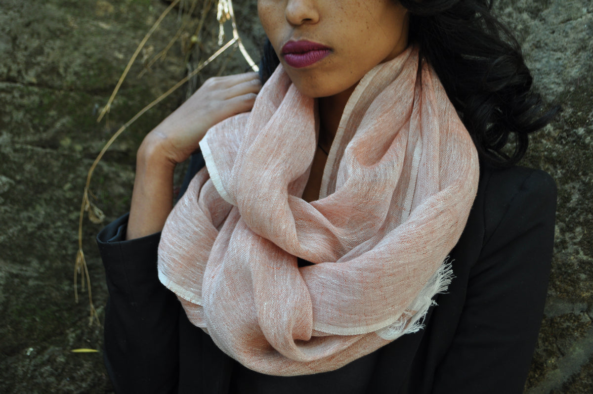 Selam linen shawl