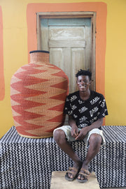 Terracotta Art Basket