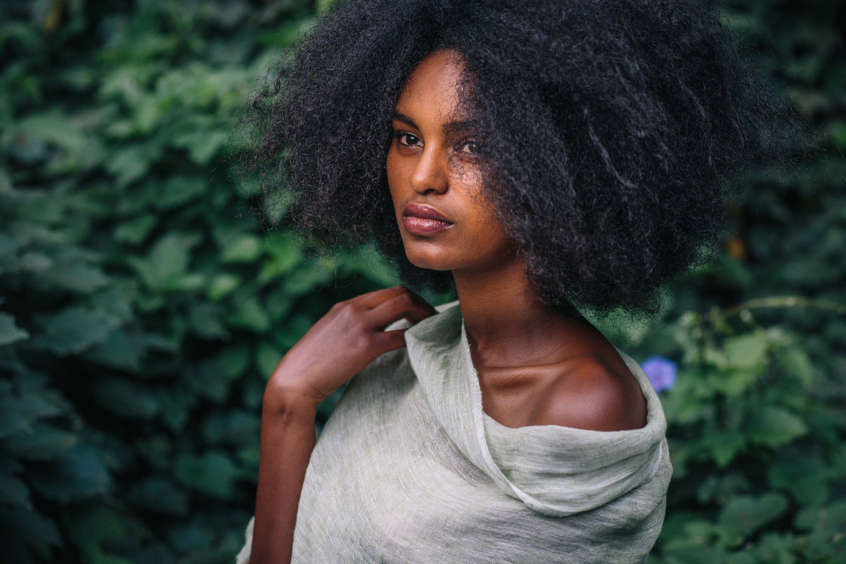 Selam linen shawl