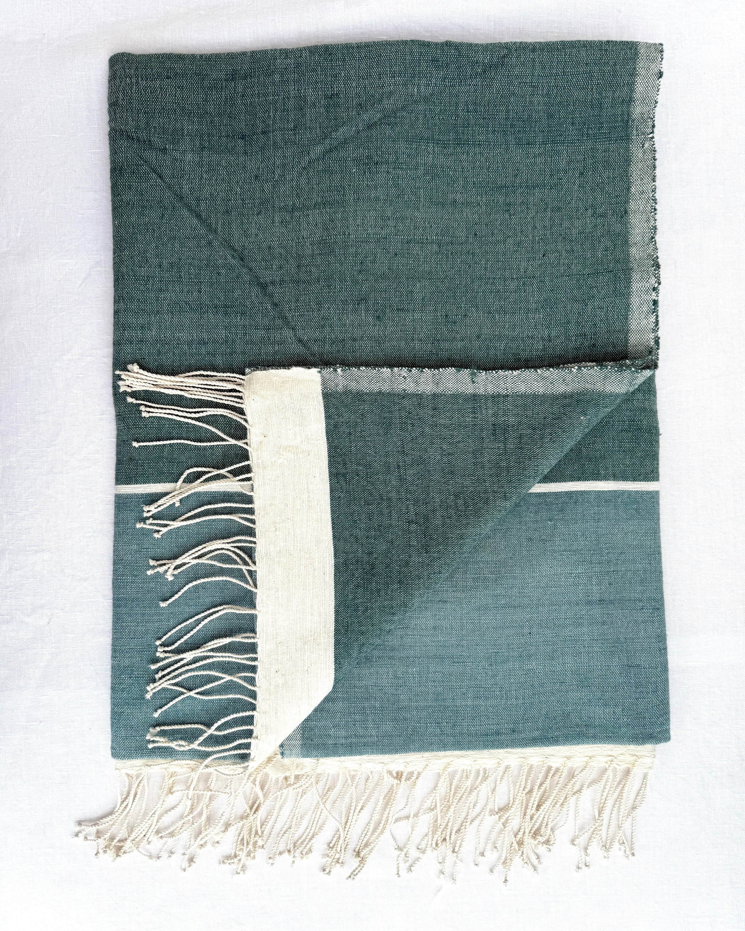 Handwoven Ethiopian 2-tone Beach Towel