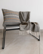 Handwoven Ethiopian 'Zenach' cushion cover